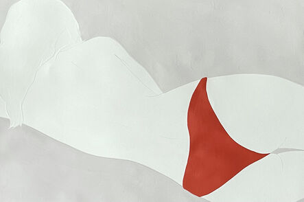 Natasha Law, ‘Lying on Lilac with Red Detail ’, 2022