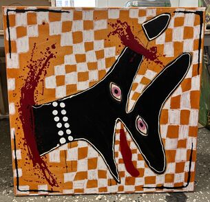 Julius Nordvinter, ‘Avrättning av Pompeii Hund och kollekion av örat’, 2023