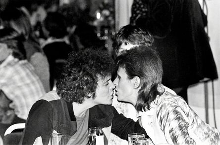 Mick Rock, ‘Lou Reed Bowie Kiss’, 1973