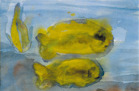 Emil Nolde, ‘Three Goldfish’, 1925