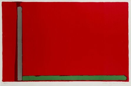 John Hoyland, ‘Large Swiss Red’, 1968