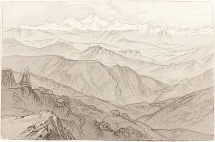 Edward Lear, ‘Mount Kinchinjunga (All Things Fair)’, 1874