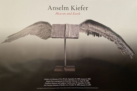 Anselm Kiefer, ‘"Heaven and Earth" Anselm Kiefer Rare Sold Out Museum Lithographic Exhibition Poster’, 2005