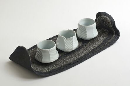 Andrew Deem, ‘Monochrome Platter and Celadon Bowls’, 2014