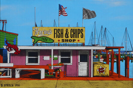 Ben Steele, ‘Haring's Fish and Chips’, 2019