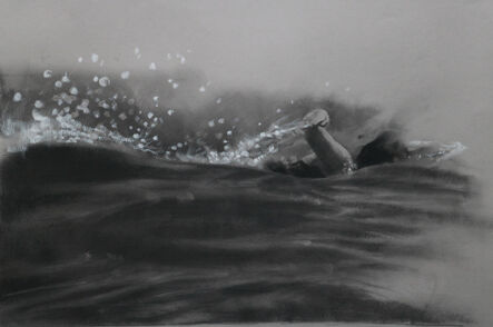 Patsy McArthur, ‘Swimmer Surface Study (Grey)’, 2021