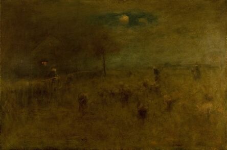 George Inness, ‘Moonrise, Montclair’, 1893
