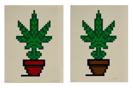 Invader, ‘Hollyweed (Set of Two)’, 2018