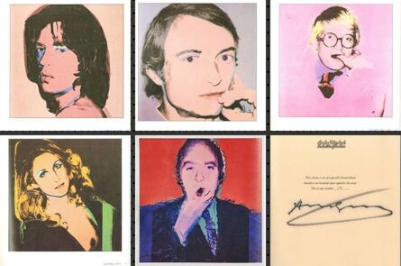 Andy Warhol, ‘Portraits of the 1970s (Limited Edition Monograph of 120 Bound Offset Lithographs in Slipcase) Hand Signed, Numbered  by Warhol (Whitney Museum)’, 1979