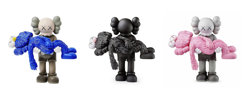 KAWS, ‘Gone (Black, Brown & Grey)’, 2019, Sculpture, A complete set of three cast vinyl figures, Tate Ward Auctions
