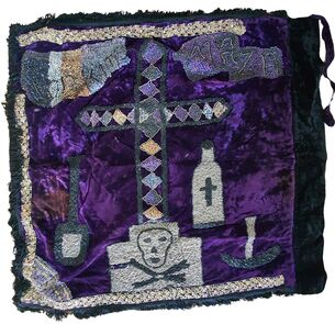 Vodou Flag (Drapo), ‘"Yon Kite Maza"’, ca. 1960