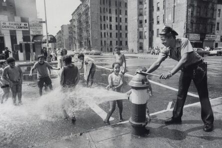 Martha Cooper, ‘Cop Opening Hydrant for Kids, Lower East Side’, ca. 1977-1980