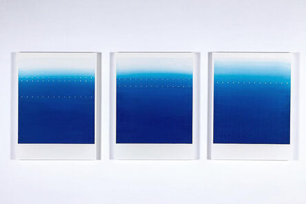 Katsumi Hayakawa, ‘1・2・３ (Blue No. 1 - 3)’, 2017