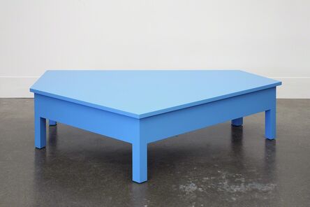 Roy McMakin, ‘A Simple Blue Coffee Table’, 2014