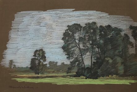 Alexander Shilling, ‘Spring Landscape’, ca. 1910