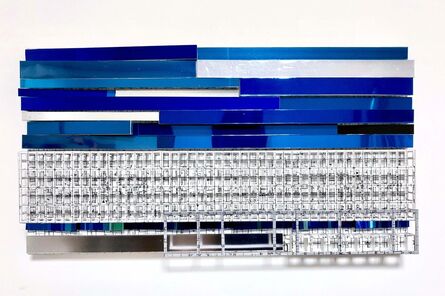 Katsumi Hayakawa, ‘Grid and Blue’, 2018