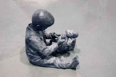 José Cobo, ‘Child playing with a rag monkey’, 2013