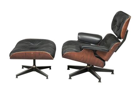Charles Eames, ‘Charles and Ray Eames Rosewood 670 Lounge Chair and 671 Ottoman’, 1960