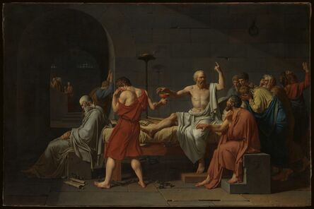 Jacques-Louis David, ‘The Death of Socrates’, 1787