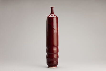 Brother Thomas Bezanson, ‘Tall vase, copper red glaze’, N/A