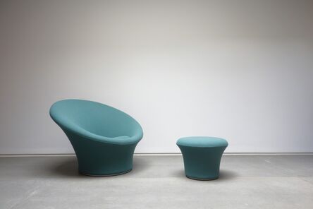 Pierre Paulin (1927-2009), ‘"Mushroom" armchair and ottoman’, 1959-1960