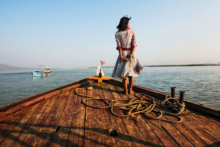 Steve McCurry, ‘Girl on Ship Prow’