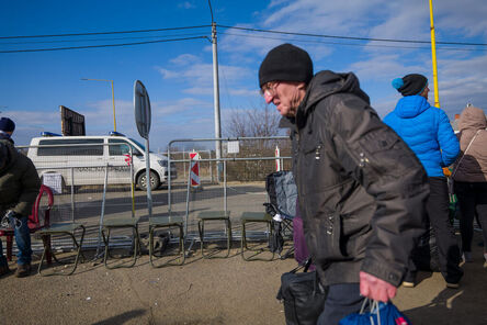 Jan Stovka, ‘Fleeing Ukrainian -Slovak Border March 2022’, 2022