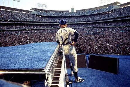 Terry O'Neill, ‘Elton John at Dodger Stadium’, 1975