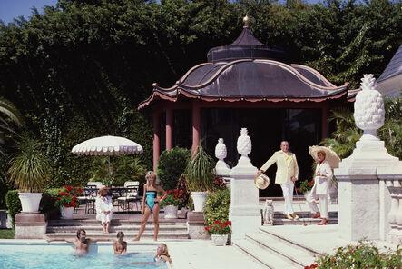 Slim Aarons, ‘Pagoda Poolhouse (Slim Aarons Estate Edition)’, 1985