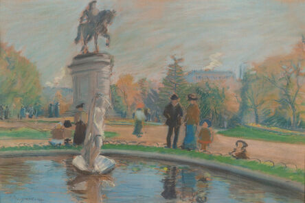 Arthur Clifton Goodwin, ‘The Marble Lady, Public Garden, Boston’, 1904