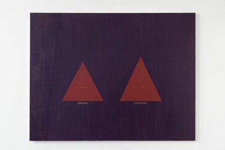 David Diao, ‘Barnett Newman His Triangle Paintings’, 2011