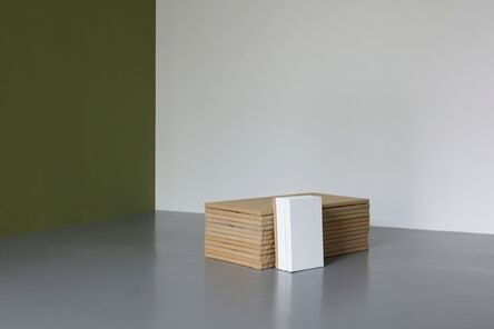 Claude Rutault, ‘de-finition/method. horizontal/vertical, theme 5 of ‘from stack to stack'’, 1989-1990 
