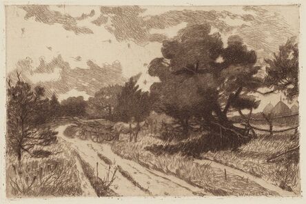 William Henry Shelton, ‘A Long Island Road’, 1887