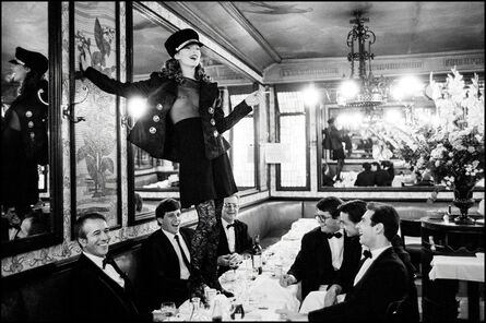 Arthur Elgort, ‘"Kate Moss at Cafe Lipp, Paris"’, 1993