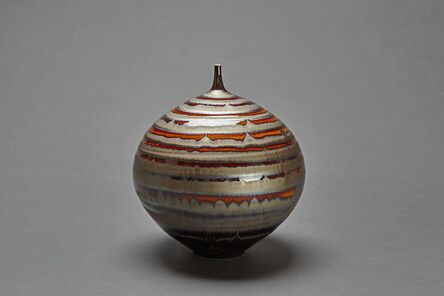 Hideaki Miyamura, ‘Vase, gold and brown glaze’, n/a