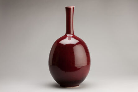 Brother Thomas Bezanson, ‘Large vase, copper red glaze’, N/A