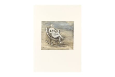 Henry Moore, ‘Mother and Child in Rocking Chair’, 1983