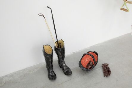 Rose Eken, ‘Riding Boots With Helmet, Gloves And Wip’, 2017