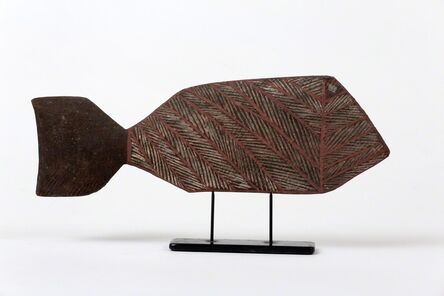 Unknown Artist, ‘Untitled (Coral Fish), Anindilyakwa people, Anindilyakwa (Groote Eylandt), Northern Territory’, ca. 1960
