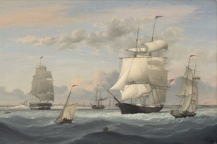 Fitz Henry Lane, ‘New York Harbor’, 1852