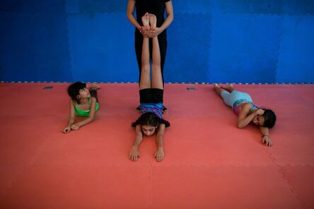 Tasneem Alsultan, ‘Mai’s daughter, weekly attends a young girls' gym in Jeddah’, 2015