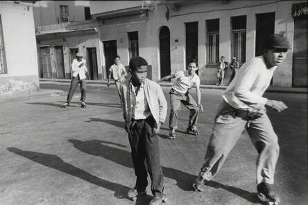 Agnès Varda, ‘Boys with roller skates, Havana (Cuba series)’, 1962