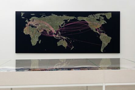 Tiffany Chung, ‘reconstructing an exodus history - flight routes from camps and of ODP cases ’, 2017