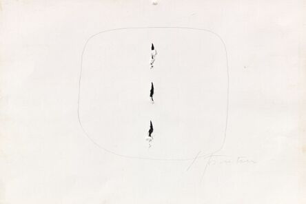 Lucio Fontana, ‘Concetto spaziale’, 1964-65