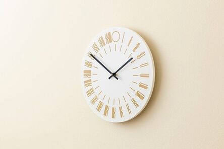 Tauba Auerbach, ‘24-hour analog wall clock’, 2013