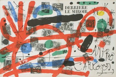 Joan Miró, ‘Derriere Le Miroir, no. 151-152 Cover’, 1965