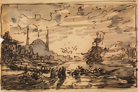 Félix Ziem, ‘Constantinople, Sunset over the Bosphorus’, 1880-1890