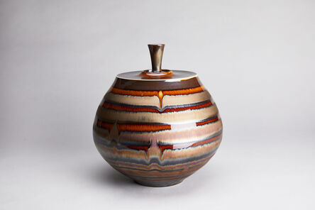 Hideaki Miyamura, ‘Jar with gold and brown glaze ’, 2022-2023