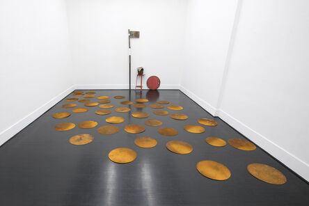 Olu Oguibe, ‘Composition with Steel Discs’, 2019