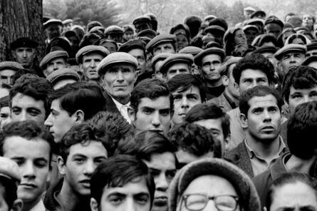 Fausto Giaccone, ‘Italy, Sardinia. People at a political meeting in Bono village (Goceano district)’, 1968
